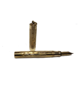 Mini-caneta Antiga banhada a Ouro